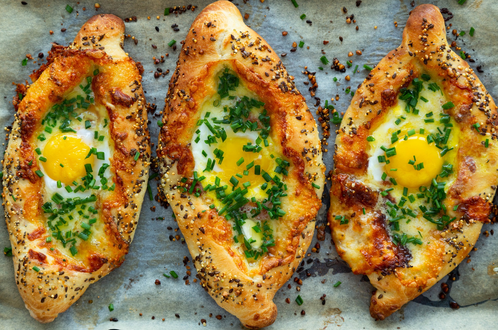 Khachapuri Georgian Cheese Bread With Pizza Dough The Minty Tomato   Khachapuri 2 